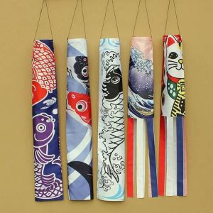 ธงตกแต่งสไตล์ญี่ปุ่น ธงญี่ปุ่นตกแต่งร้านอาหาร โนโบริโคอิโนโบริตกแต่งรูปธง🎏🎏