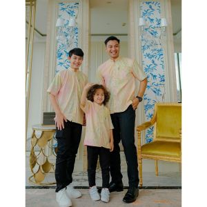 Gamis Koko SARIMBIT RINDU BY ELDEENA SYARI - Gamis Keluarga Lebaran REALPIC 100%