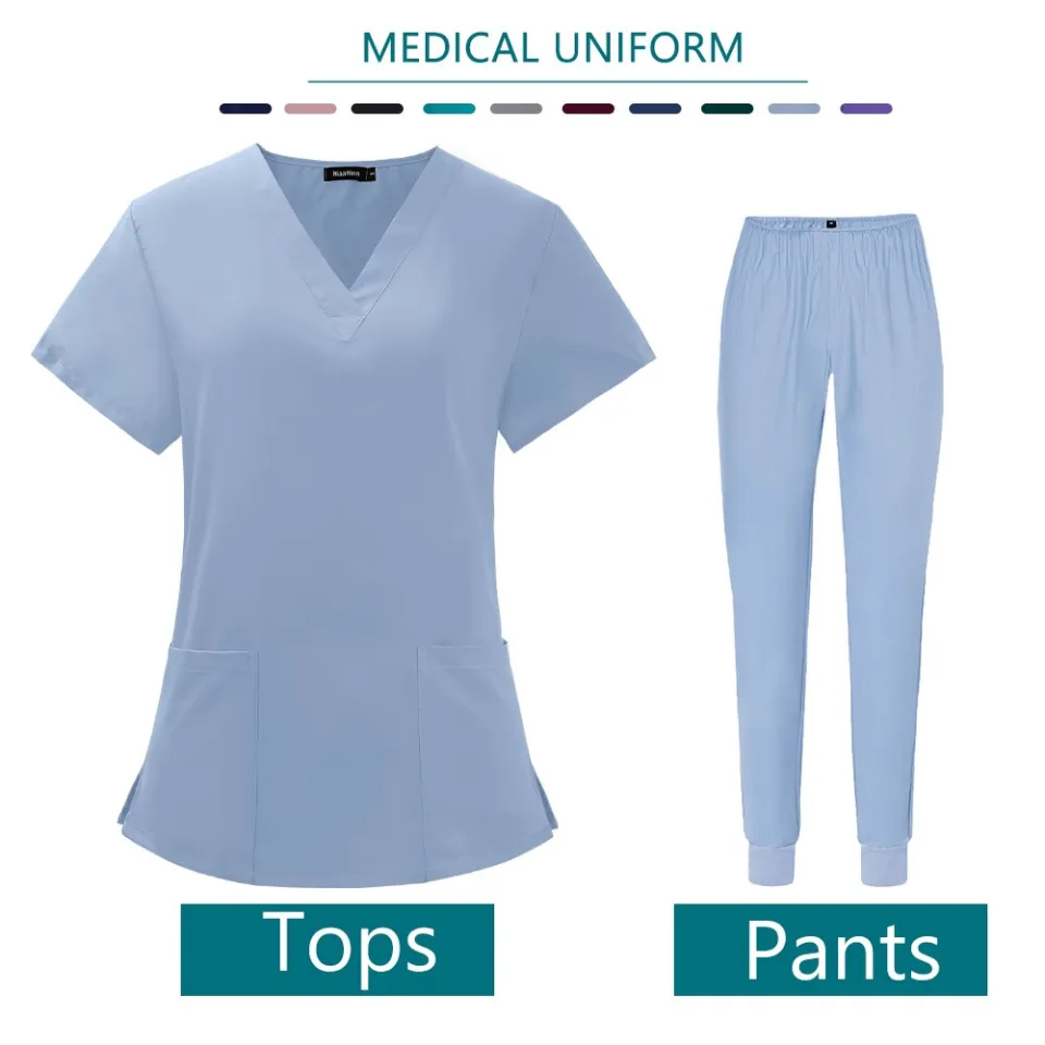 Wholesale beautiful designed nursing scrubs In Different Colors And Designs  