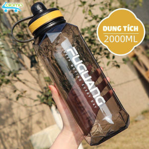Bình nước uống chịu nhiệt 2 lít Fuguang cao cấp có quai đeo thông minh tiện dụng - Bình nước thể thao mang đi học đi làm tập thể dục