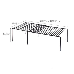 Expandable Countertop organizer Cabinet Shelf Storage Rack Pantry Shelf Kitchen Storage Rack Mental Wire Shelf Space Saving Dish Rack