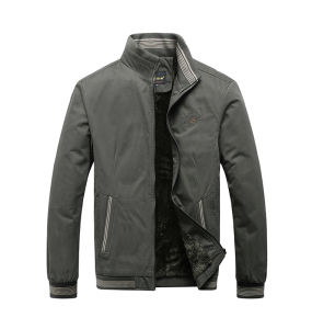 Jeep Spirit แจ็คเก็ตท่องเที่ยวกลางแจ้งสำหรับผู้ชายแจ็คเก็ตผ้ากำมะหยี่ให้ความอบอุ่นแจ็คเก็ตกันลมกันลมเสื้อแจ็คเก็ตลำลองใหม่สำหรับฤดูหนาว