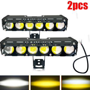 Tri-Star 6 Bulb(100w) Led Driving Light For Motorcycle and Cars Waterproof