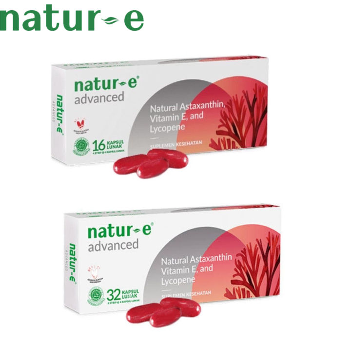 NaturE Advanced Natural Astaxanthin Vitamin E And Lycopene Lazada