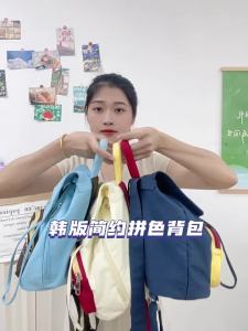 Canvas backpack ins Small backpack for stylish and good-looking girls from niche academies on outings 2026 New small backpack