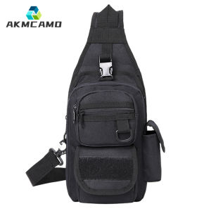 ali9 Outdoor Sports Men Chest Bag Military Fans Camouflage Belt Holster Quick Pull Cover Tactical Chest Bag Waterproof Oxford Cloth Crossbody Bag