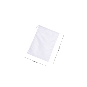 Túi dây rút cỡ lớn 3II HOME vải Taffeta 210T màu trắng | Túi đựng quần áo chăn mền đồ spa khách sạn phòng gym du lịch nhẹ bền nhiều kích thước