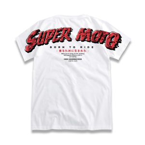 Kaos Racing Supermoto Born To Ride Baju Distro Motor Sport Motocross Super Moto Tshirt Otomotif GBA3889