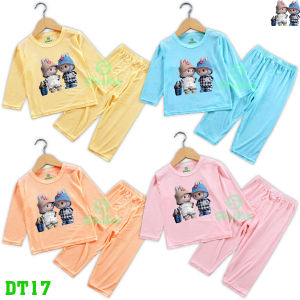 Combo 3 Bộ đồ dài tay dài quầnbộ thu đông bé trai bé gái cho bé từ 6kg-30kg.DT17