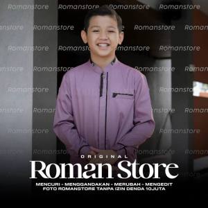 Baju Koko Couple Lengan Panjang Ayah Anak Bahan Toyobo Import Terbaru 2025 Warna Denim Burgundy