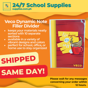 NOTEBOOK FILLER DIVIDER 6 x 8.5 Inches 10 Division Binder Notebook Assorted Designs and Colors with 10 free filler