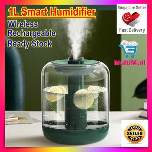 Large Capacity Rechargeable USB Air Humidifier Aroma Diffuser | Electric Aromatherapy | Air Humidifier Purifier | Air Refresher | Air Purifier | Essential Oil Diffuser Ultrasonic Cool Mist Maker for Home