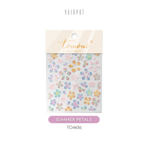 【Vainpot-SG】TOMONI Blooming Garden Floral 5D Nail Art Stickers