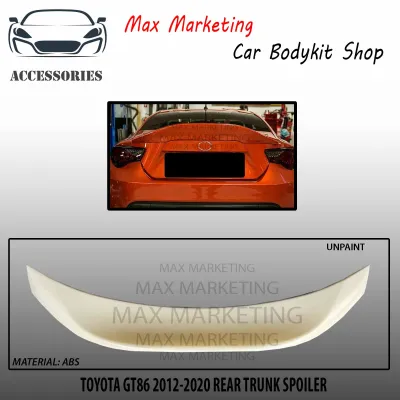 TOYOTA GT86 2012-2020 REAR TRUNK SPOILER ABS SKIRT LIP BODYKIT
