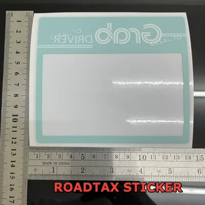 E-Hailing 15x15cm Driver Sticker Car Ehailing Taxi Bezza Alza Myvi Axia