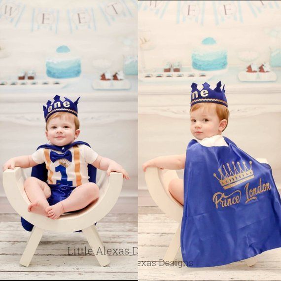 1 2 Years Old Baby Boy Royal Blue Cotton Prince Costume with Character Graphic Design Lazada PH