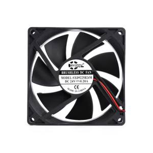 2PCS 24V Dual Ball 92mm cooling fan 90mm 9cm 92x92x25mm 0.20A 3000RPM PC Computer Cooling Fan DC Brushless cooling fan