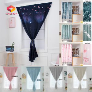 SIM ส่งไวจากไทย ม่าน ม่านหน้าต่าง ผ้าม่านหน้าต่าง 2 ชั้น ม่านทึบแสง ม่านโปร่งแสง ใช้ตีนตุ๊กแก ลายดาว หมัดฟรี ม่านเวลโคผ้าม่า