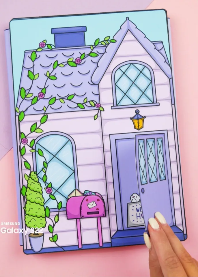 How To Make A Doll House With Paper Paper Dollhouse Printable