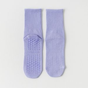 Kaus Kaki Yoga Pilates Winter Non Slip Socks Mid-Tube