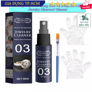 [Hỏa tốc 2h HCM] Chai Xịt Tẩy Rửa Trang Sức Và Đồng Hồ 30ml - Jewelry Diamond Cleaner - TonyDecor