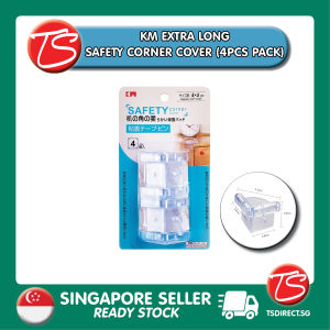 [SG STOCK[ JAPAN KM Edge Bumper Guard Strip with Adhesive | PVC Material | 1M Length | Kids Baby Infant Protection
