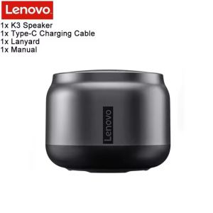 💥 Local Stock💥Lenovo K3 Bluetooth Speaker Portable Bluetooth Mini Speaker High Decibel Subwoofer Speaker TWS Bluetooth Speaker with Long Battery Waterproof and Dustproof Outdoor Sport Speaker
