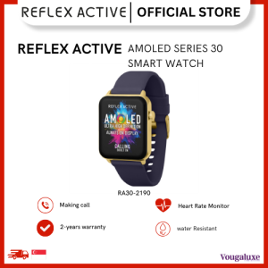 Reflex Active Amoled Series 30 Blue Smart Calling Watch 1.78" IP68 sports mode health monitor camera control
