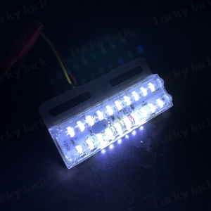 COD 24V Truck Side Marker Lights 24 LED Warning Tail Light Car Auto Trailer Lamps Bus Boat Rv Side Amber 1PC