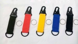 Keychain Webbing Simpel Minimalis Gantungan Kunci Motor Mobil Serbaguna Multifungsi