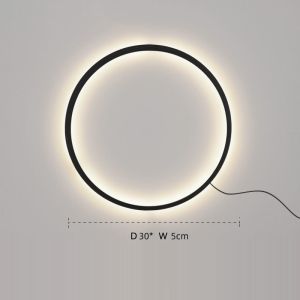 CIMI Wall Lamp Wireless Living Room Background Wall Lamp Decorative Lamp Nordic Minimalist Bedroom Ambience Light USB LightFast shipping
