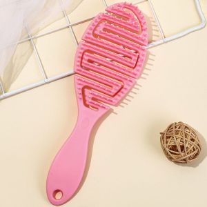 SIGVARD Sisir Rambut Pijat Anti Kusut Rontok Rambut Panjang Halus Elastis Berongga Warna Cantik AD03