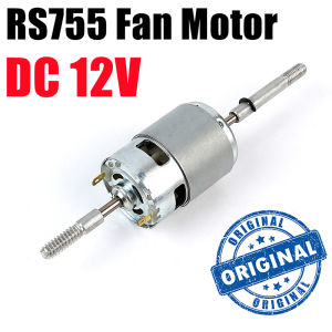 【COD + Local Seller】RS755 12V DC fan Motor Replacement 220V AC for Electric Fan Low Noise fan start capacitor W/ Wire Type DIY For Low noise two-axis fan Micro motor Motor Fan speed control controller