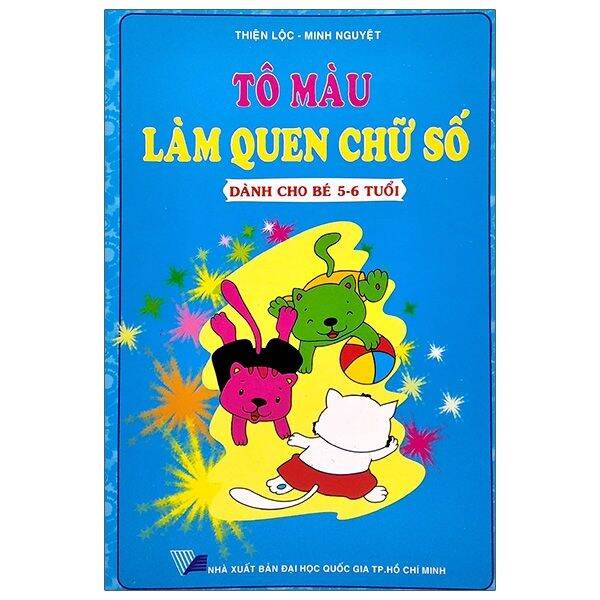 Fahasa - Tô Màu Làm Quen Chữ Số - Dành Cho Bé 5-6 Tuổi