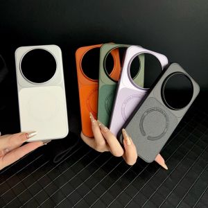For Xiaomi Mi 17 Ultra Case Luxury PU Leather  Wireless Charging Protective Back Cover Case For Xiaomi Mi17 Ultra Shell