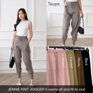 CELANA WANITA JENNIE KNIT JOGGER IMPORT -SYS CLOTHIER