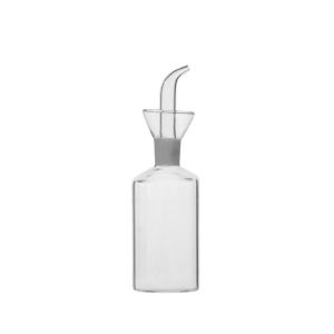 GIGBM Transparent Oil Dispenser 150/200/450ml Glass Condiment Container Easy To Clean Vinegar Bottle Kitchen