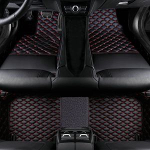 AOZI Premium Leather Car Carpet Floor Mats for Cars Karpet Car Interior Accessories for Vios Mirage Hilux Jazz Hrv Accord Wigo City Civic Corolla Camry ZS Focus Rio Lancer
