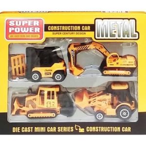 Mainan Anak Diecast Truk dan Konstruksi Construction Car Metal F4 JK