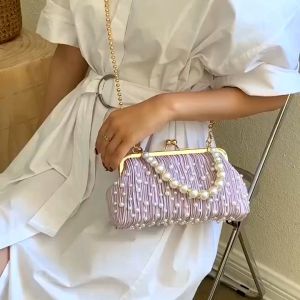Tas Selempang Pesta Wanita Tali Rantai - Tas Clutch Bag Wanita 492