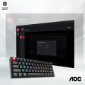 AOC AGON AGK600 Hot Swappable RGB Gaming Keyboard. 