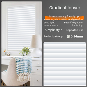 Window electrostatic frosted glass film application office bathroom toilet and household anti-light and anti-peeping type film application