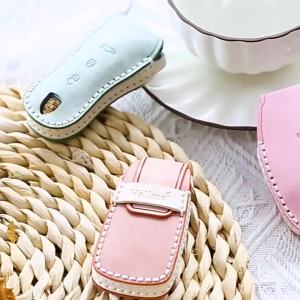 Kail 4 Button Genuine Leather Car Key Fob Cover Case for BYD Dolphin Song Qin Yuan Plus DM-i Han EV Seal Destroyer Tang Accessories 7M5T2