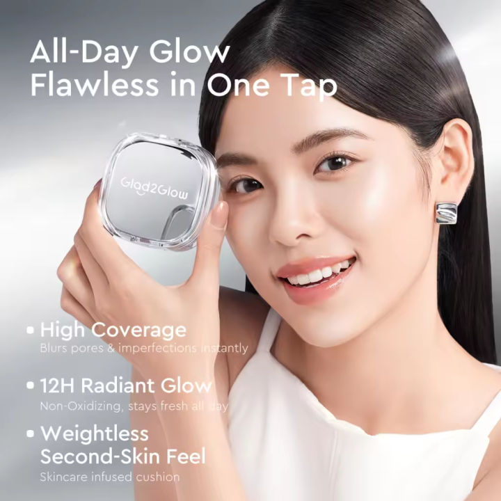 %E3%80%90New%20Launch%E3%80%91Glad2Glow%20Perfect%20Glow%20Cover%20Cushion%20Foundation%20Full%20Coverage%20Glowing%20Finish%20Glass%20Makeup%20-%20Image%202