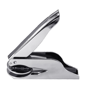 Porable Seal Embosser Hand-Held Embossing Stainless Steel for DIY Books Envelopes Napkins Official Business Logo