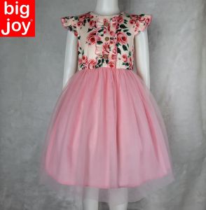 Big Joy Girls Casual Dress Blaire Skirt Floral with Tulle For Ages 1 to 5 Yrs Old 554443
