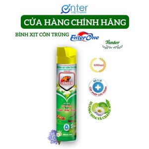 [Hàng Chính Hãng] Bình xịt côn trùng Fander 600ml mùi hương hoa và chanh nhẹ. Chai xịt xua đuổi muỗi kiến gián diệt côn trùng nhanh chóng an toàn