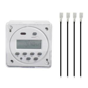 Lập trình hẹn giờ kỹ thuật số chuyển mạch 12V/24V/110V/220V 16A với tùy chọn Lập lịch linh hoạt cho thiết bị đồ gia dụng