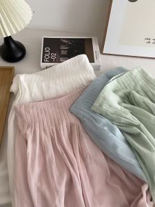 Popular Korean-style minimalist design versatile slimming layered casual A Womens pleated skirt 26 Summer 7435