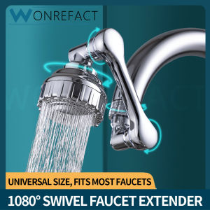 1080 Universal Rotatable Faucet Extender Washbasin Kitchen Adapter Connector Nozzle Filter Splash Faucet Sprayer